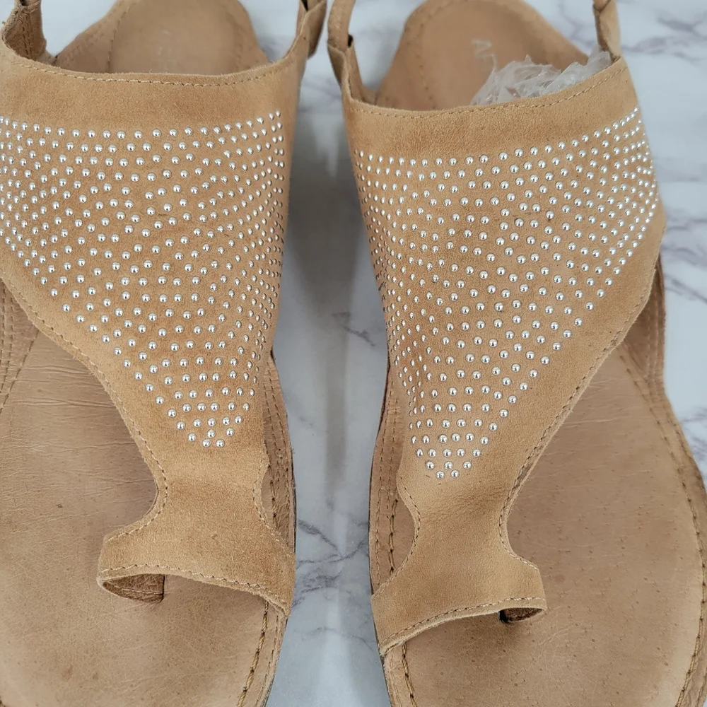 Aerosoles Women's Handbook Sandal Studded Leather - Picture 2 of 12